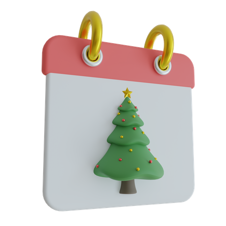 Calendrier de Noël  3D Icon