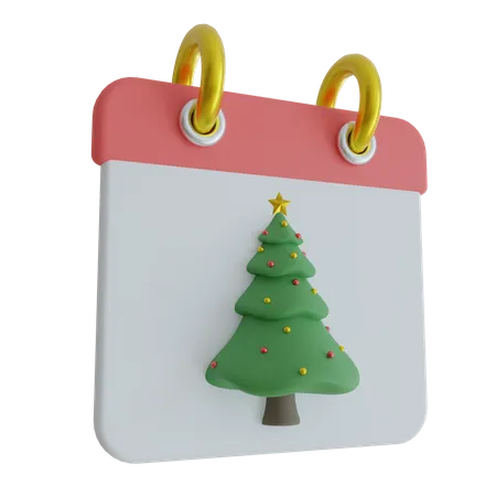 Calendrier de Noël  3D Icon