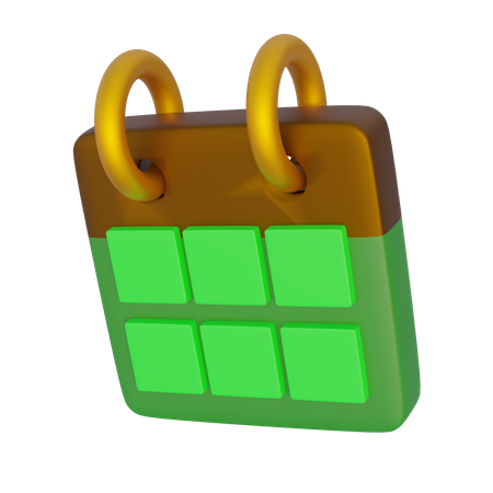 Calendrier de Noël  3D Icon