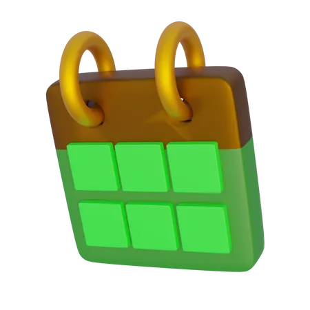 Calendrier de Noël  3D Icon