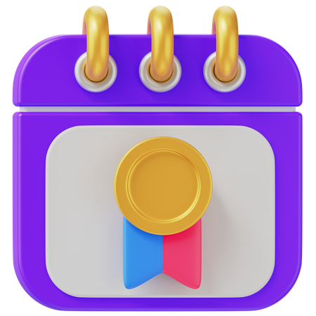 Calendrier des récompenses  3D Icon