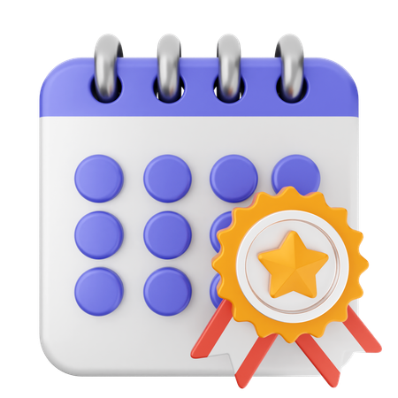 Calendrier des récompenses  3D Icon