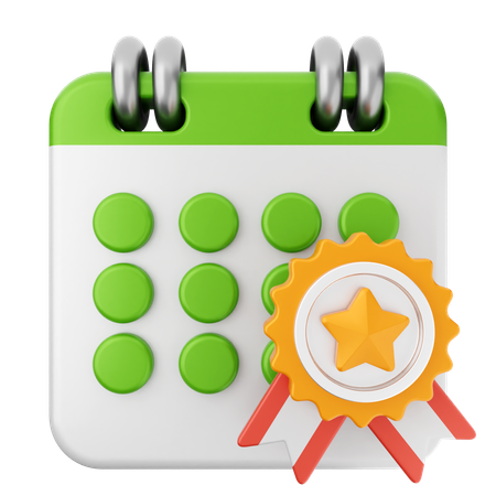 Calendrier des récompenses  3D Icon