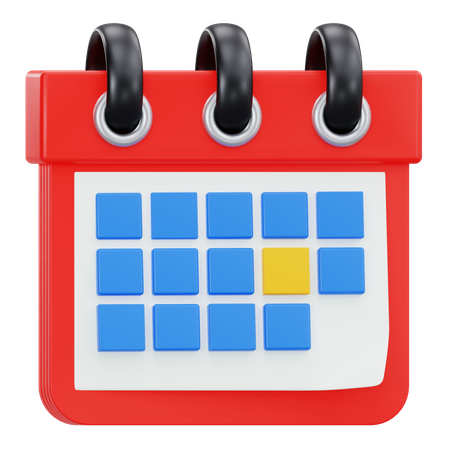 Calendrier des événements  3D Icon
