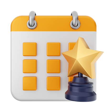 Calendrier des trophées  3D Icon