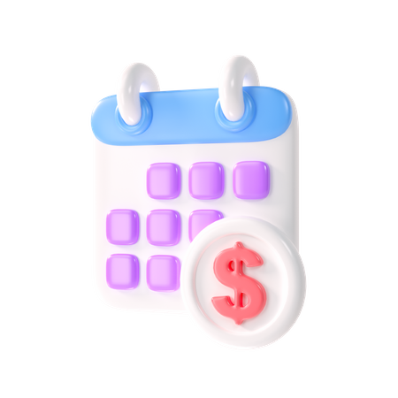 Calendrier économique  3D Icon