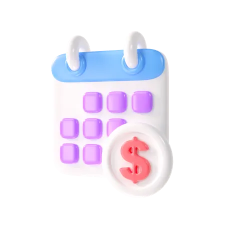 Calendrier économique  3D Icon