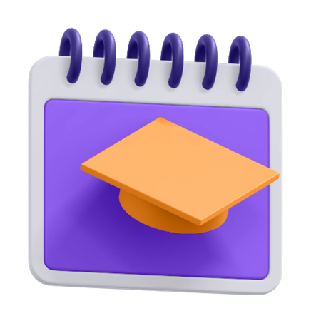 Calendrier éducatif  3D Icon