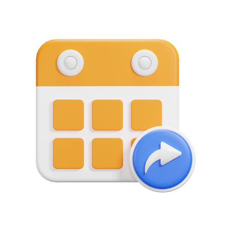 Calendrier à venir  3D Icon