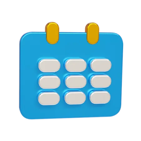 Calendrier, événement  3D Icon