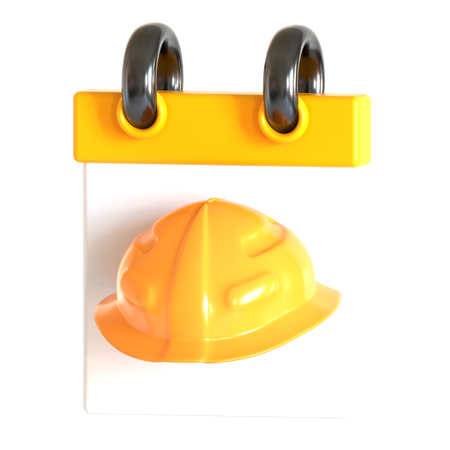 Calendrier fête du travail  3D Icon