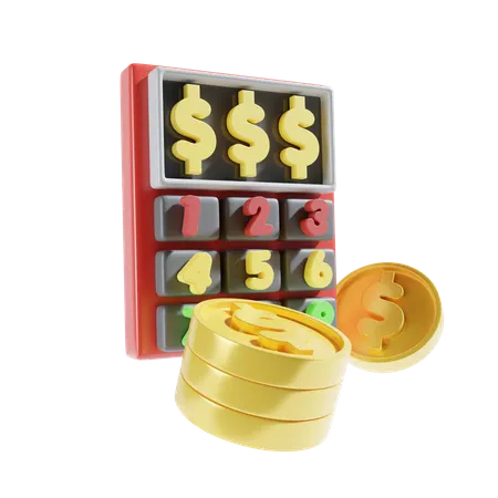 Calendrier financier  3D Icon