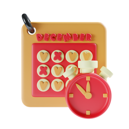 Calendrier financier  3D Icon