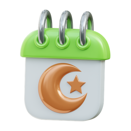 Calendrier islamique  3D Icon