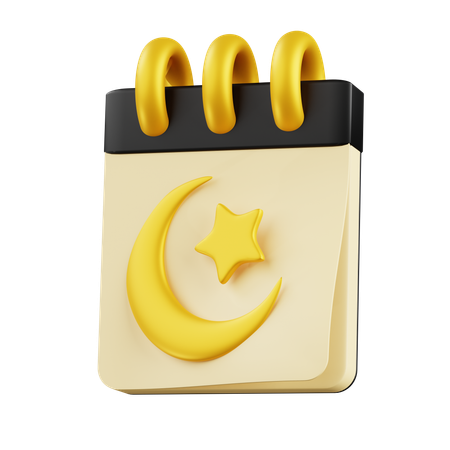 Calendrier islamique  3D Icon