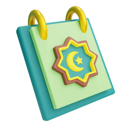 Calendrier islamique  3D Icon