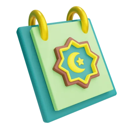 Calendrier islamique  3D Icon