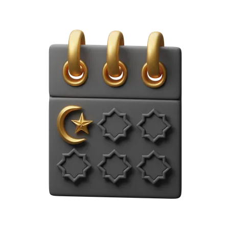 Calendrier islamique  3D Icon