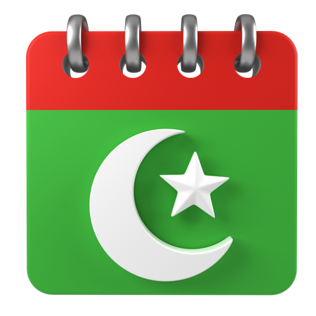 Calendrier islamique  3D Icon