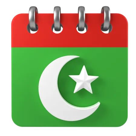 Calendrier islamique  3D Icon