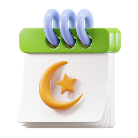 Calendrier islamique  3D Icon