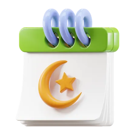 Calendrier islamique  3D Icon