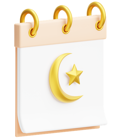 Calendrier islamique  3D Icon