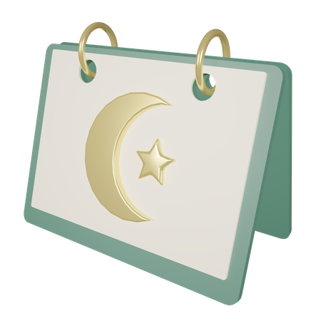 Calendrier islamique  3D Icon