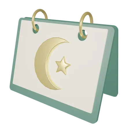 Calendrier islamique  3D Icon