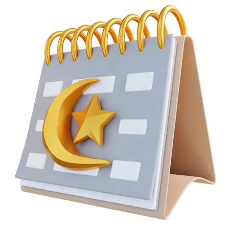 Calendrier islamique  3D Icon