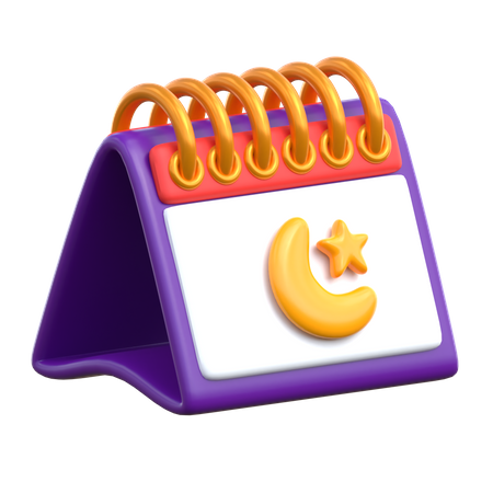 Calendrier islamique  3D Icon