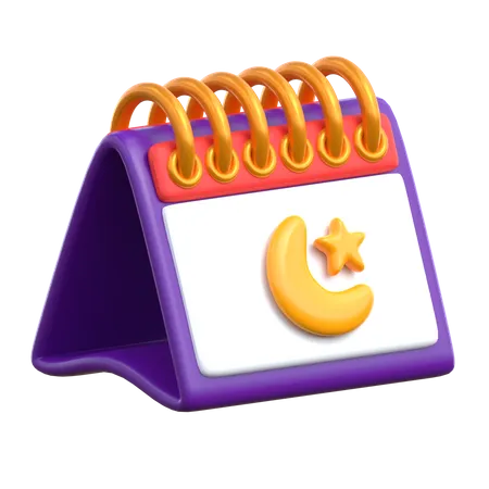 Calendrier islamique  3D Icon