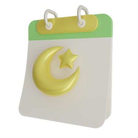 Calendrier islamique  3D Icon