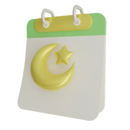 Calendrier islamique  3D Icon