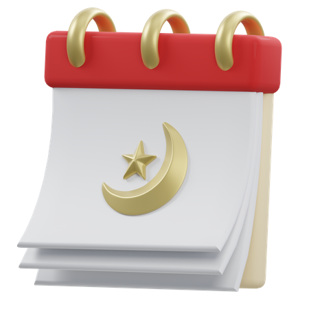 Calendrier islamique  3D Icon