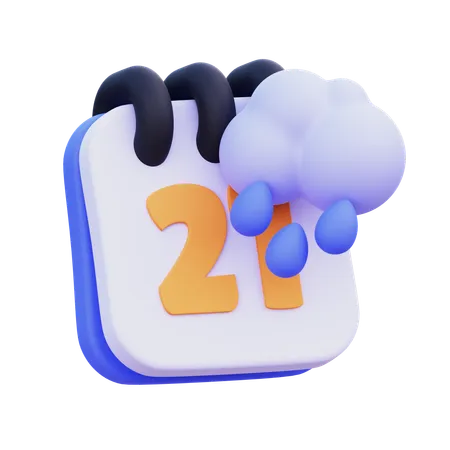 Horaire météo  3D Icon