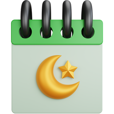 Calendrier musulman  3D Icon