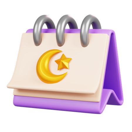 Calendrier Ramadan  3D Icon