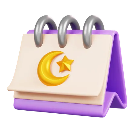 Calendrier Ramadan  3D Icon