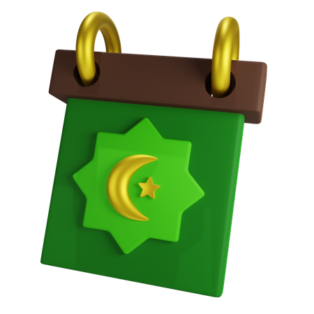 Calendrier Ramadan  3D Icon