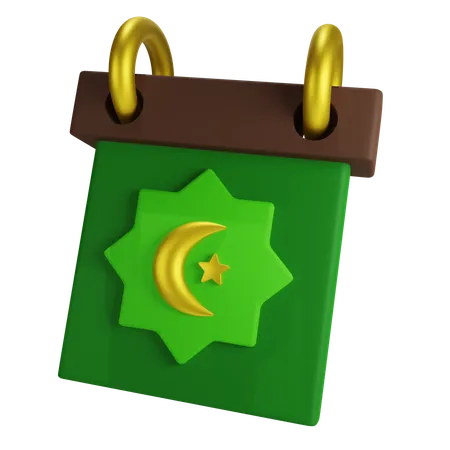 Calendrier Ramadan  3D Icon