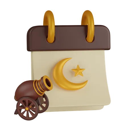 Calendriers du ramadan  3D Icon