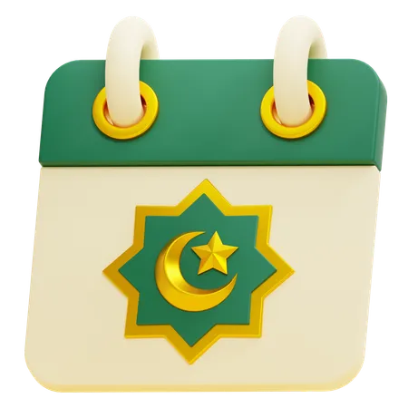 Calendrier Ramadan  3D Icon