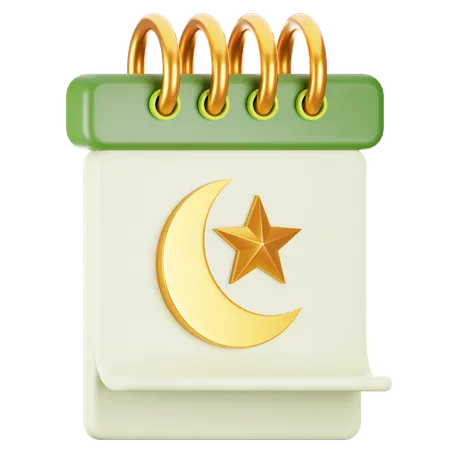 Calendrier Ramadan  3D Icon