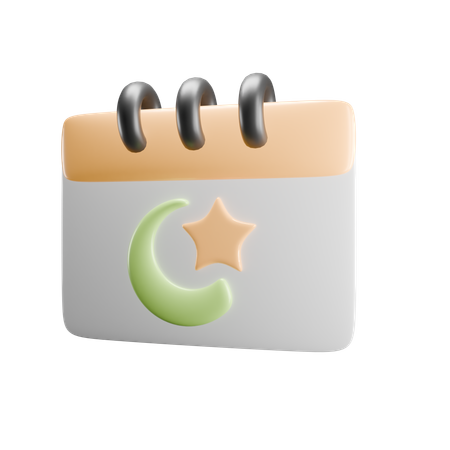 Calendrier Ramadan  3D Icon