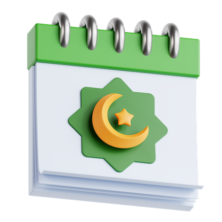 Calendrier Ramadan  3D Icon