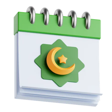 Calendrier Ramadan  3D Icon