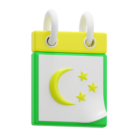 Calendrier Ramadan  3D Icon