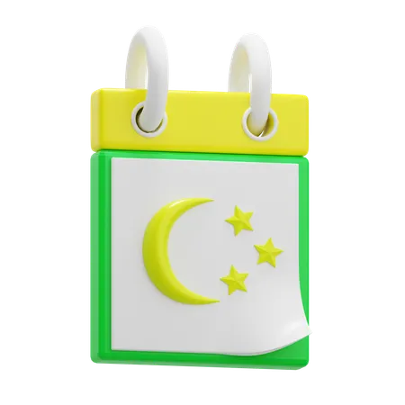 Calendrier Ramadan  3D Icon