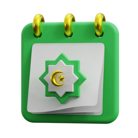 Calendrier Ramadan  3D Icon